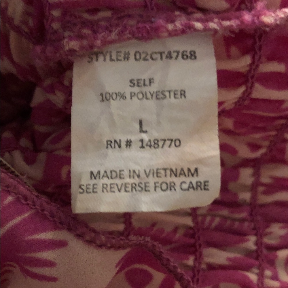 Senna Sky Pink Printed Smocked Top - Picture 6 of 6